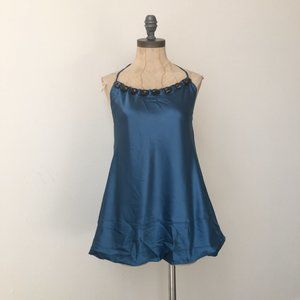 Vintage Y2K Satin Halter Top